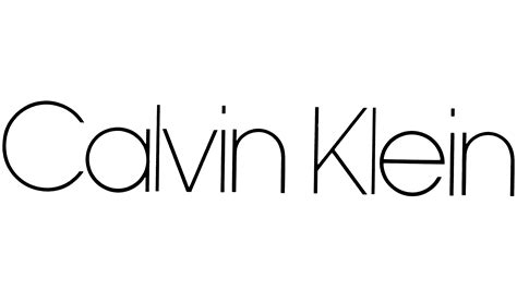 calvin klein logo font